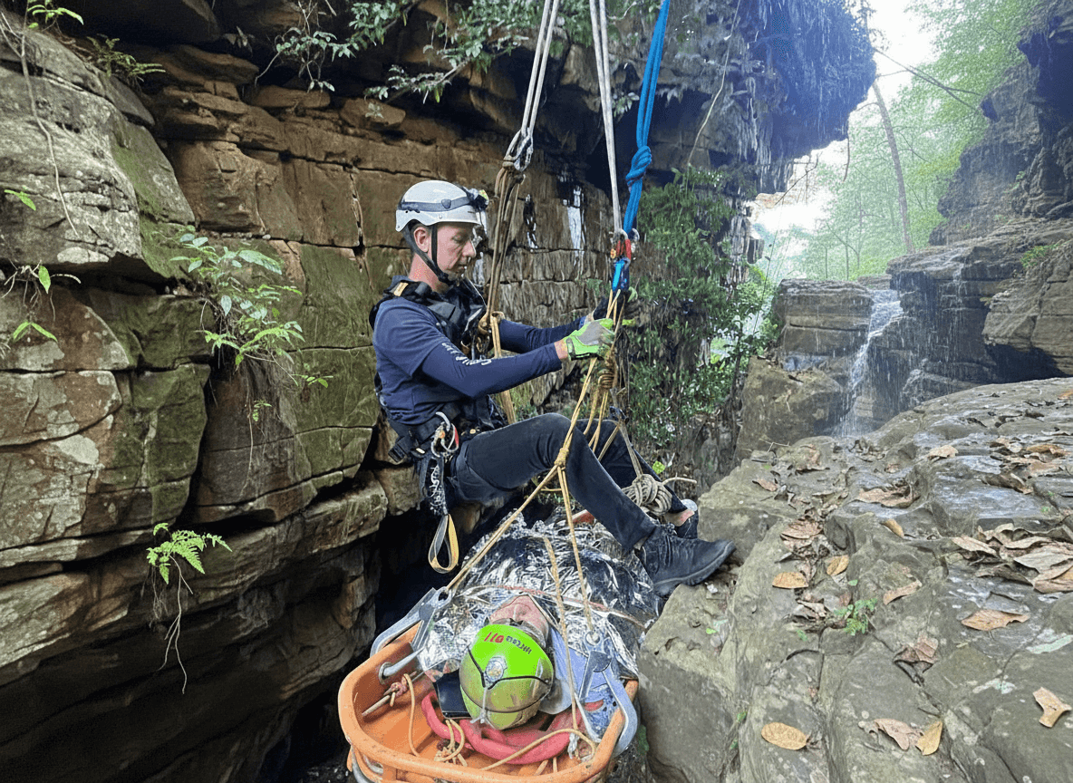 high-angle rope rescue South Africa
