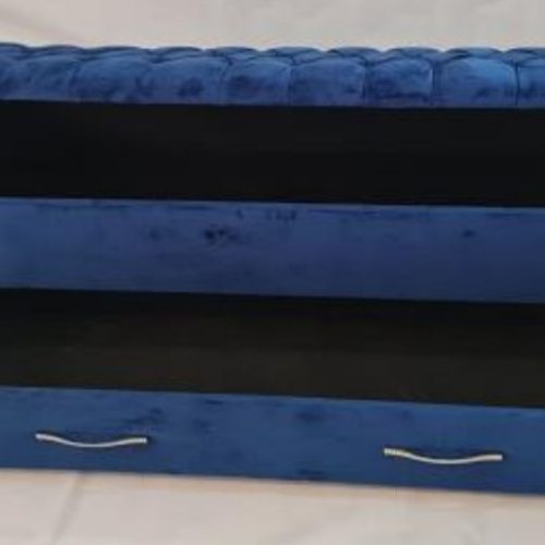 Button Blanket/Linen Box with Draw